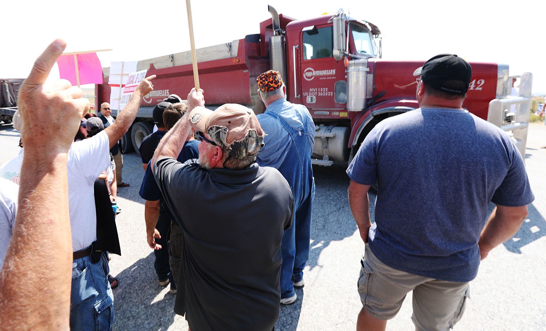 Workers on lockout head to picket line in Three Forks